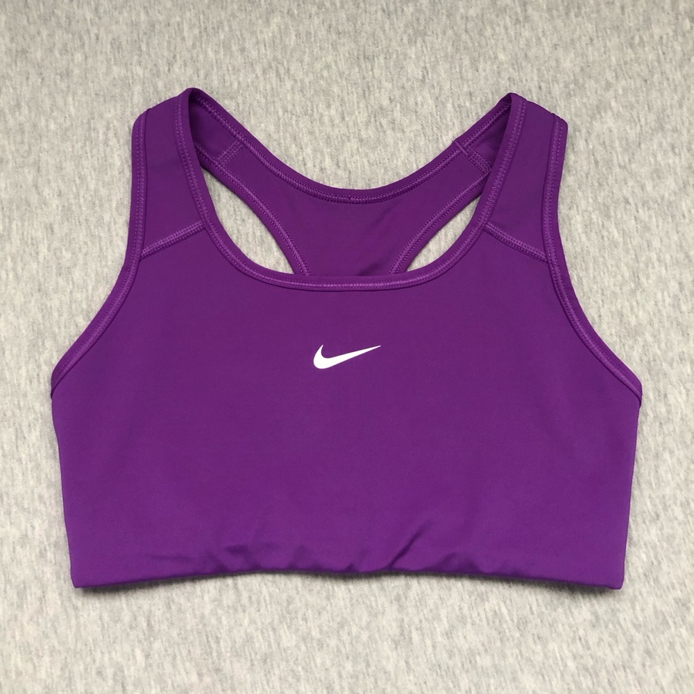 Nike Women’s Swoosh Light Support Non- Padded Sport Bra Dri-Fit Purple Size: S